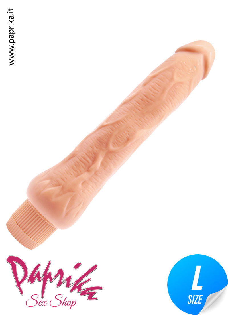 Vibratore Anatomico Unisex 19 cm Ø 42 Velocità Regolabili 2 Pile Vibratore Anatomico Unisex 19 cm Ø 42 Velocità Regolabili 2 Pile