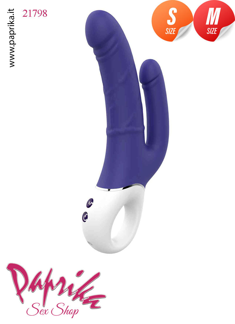 Vibratore Doppio 9/13 cm Ø 25/35 Flessibile Impugnatura 9 Velocità Vibratore Doppio 9/13 cm Ø 25/35 Flessibile Impugnatura 9 Velocità