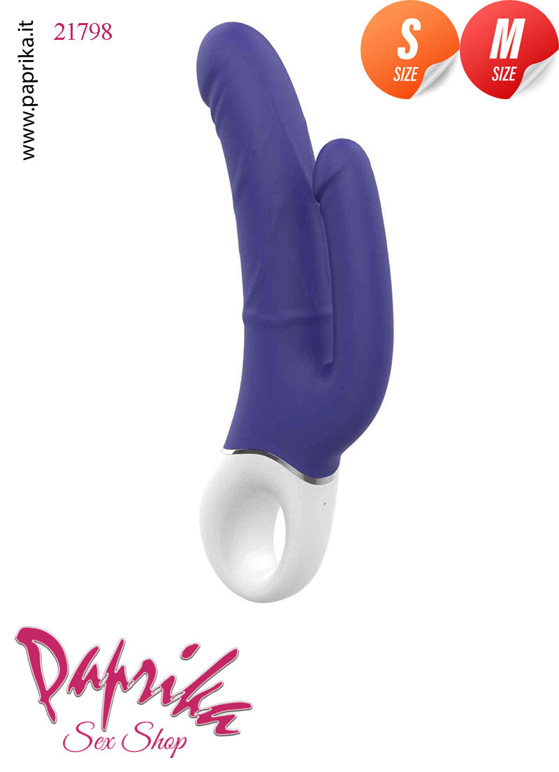 Vibratore Doppio 9/13 cm Ø 25/35 Flessibile Impugnatura 9 Velocità Vibratore Doppio 9/13 cm Ø 25/35 Flessibile Impugnatura 9 Velocità