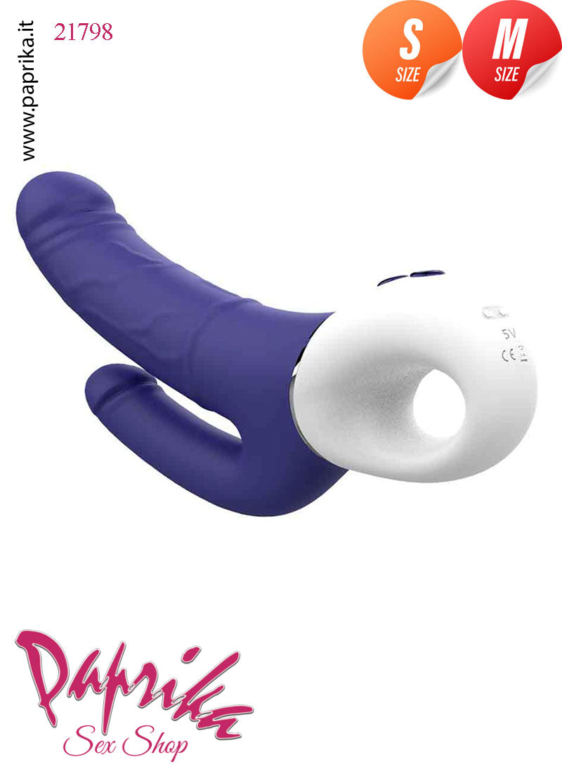 Vibratore Doppio 9/13 cm Ø 25/35 Flessibile Impugnatura 9 Velocità Vibratore Doppio 9/13 cm Ø 25/35 Flessibile Impugnatura 9 Velocità