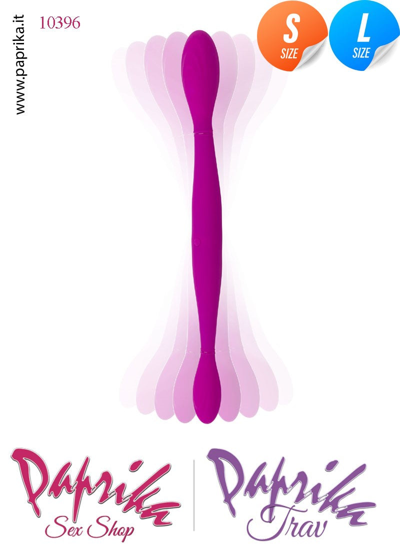 Fallo Doppio Vibrante 2 Estremità 2 Partner 37 cm Ø 29/39 Silicone 7 Velocità Fallo Doppio Vibrante 2 Estremità 2 Partner 37 cm Ø 29/39 Silicone 7 Velocità