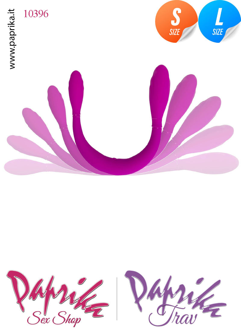 Fallo Doppio Vibrante 2 Estremità 2 Partner 37 cm Ø 29/39 Silicone 7 Velocità Fallo Doppio Vibrante 2 Estremità 2 Partner 37 cm Ø 29/39 Silicone 7 Velocità