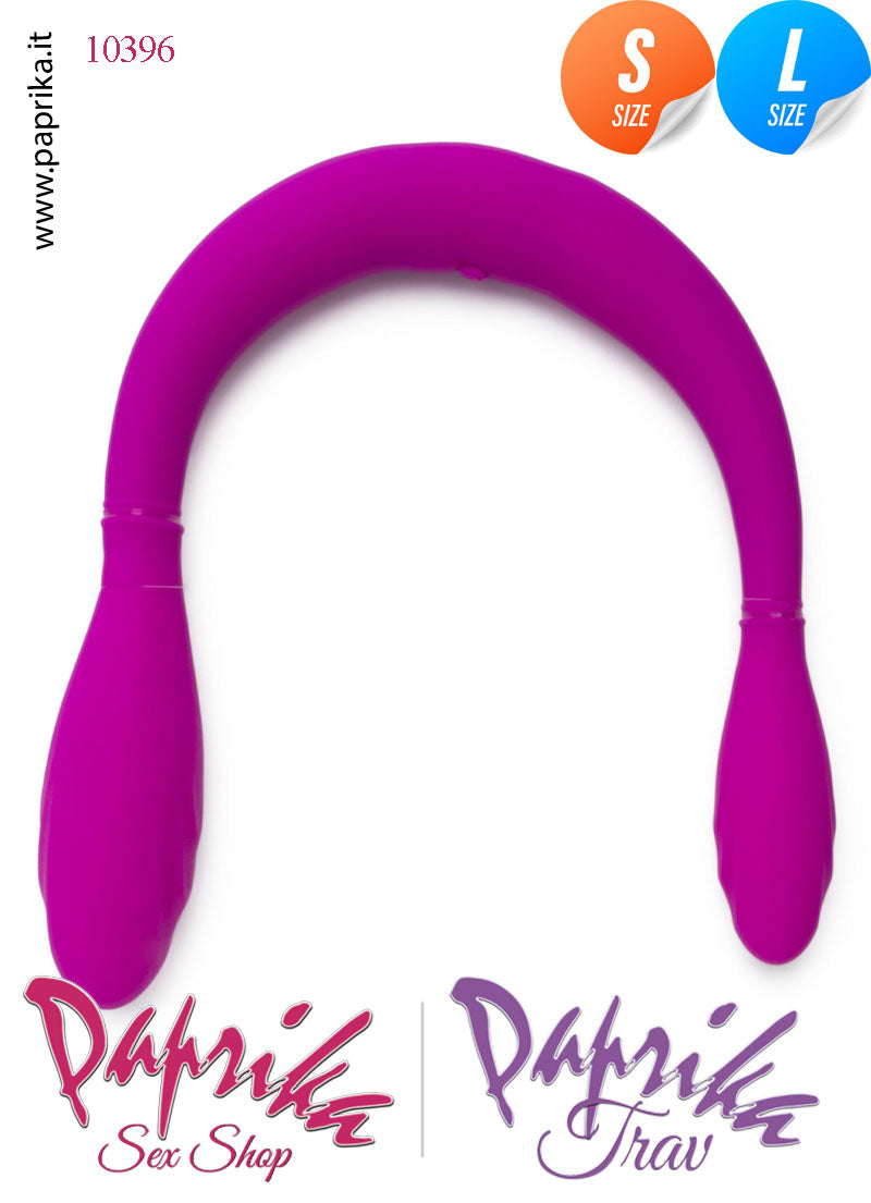 Fallo Doppio Vibrante 2 Estremità 2 Partner 37 cm Ø 29/39 Silicone 7 Velocità Fallo Doppio Vibrante 2 Estremità 2 Partner 37 cm Ø 29/39 Silicone 7 Velocità