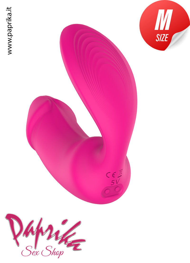 Vibratore Vaginale Clitorideo da Inserire Silicone Telecomando