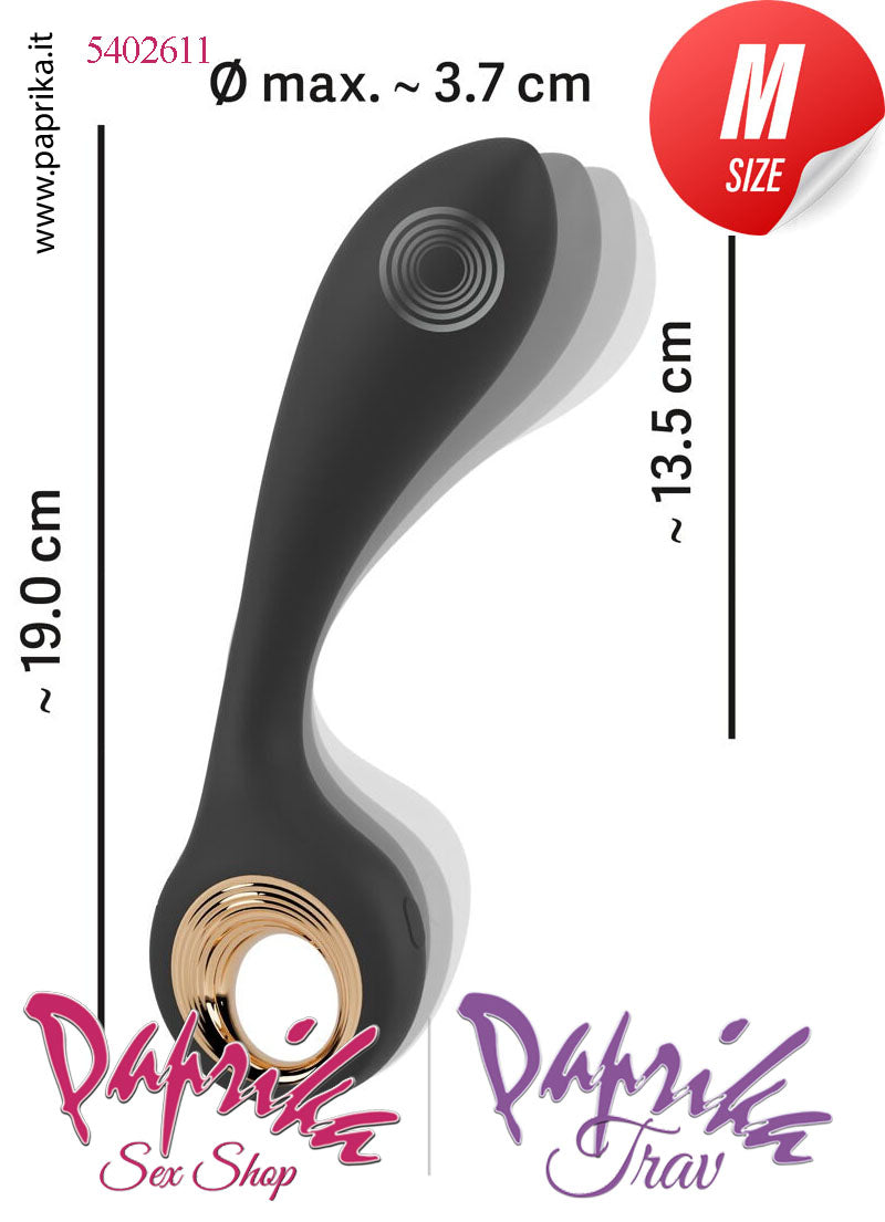 Vibratore Vaginale Punto G Anale 10 Velocità Ø 35 Silicone Inserto Oro Vibratore Vaginale Punto G Anale 10 Velocità Ø 35 Silicone Inserto Oro