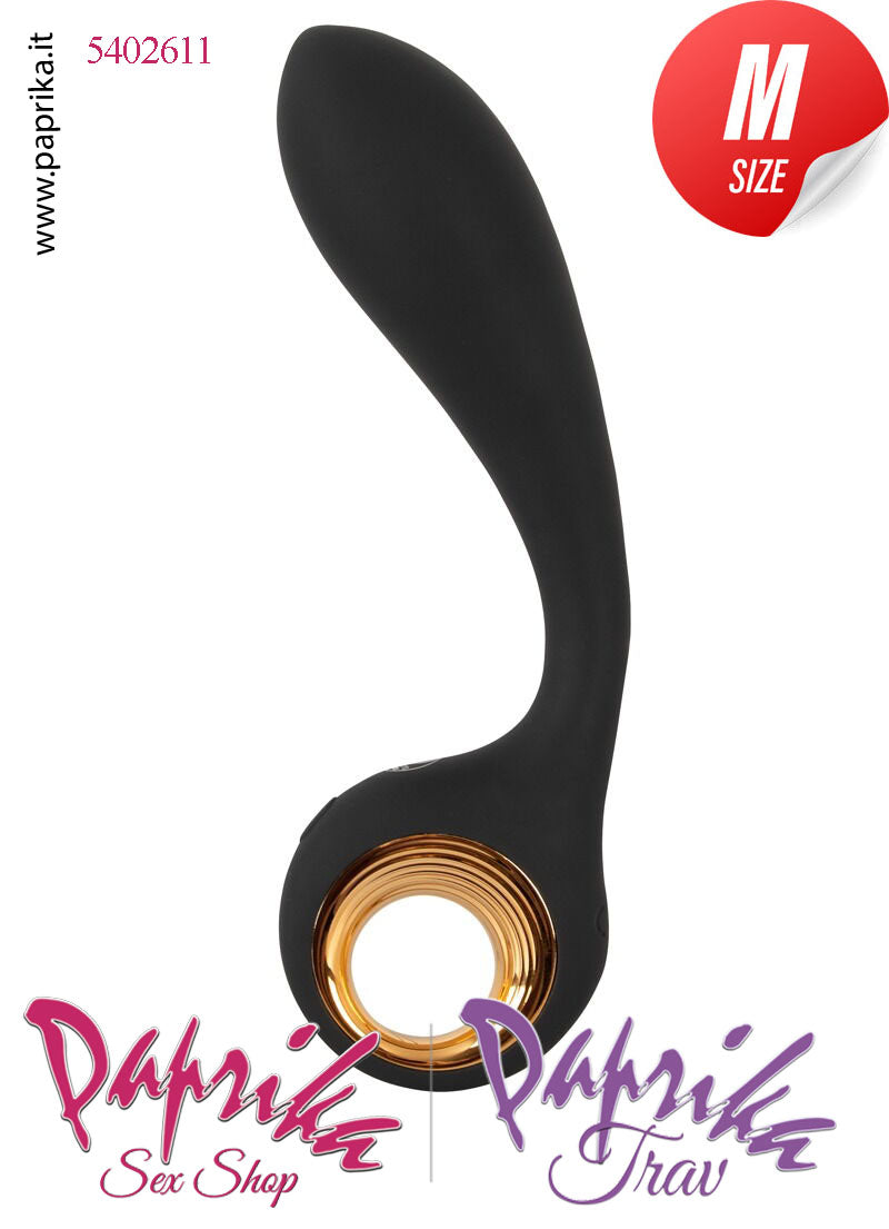 Vibratore Vaginale Punto G Anale 10 Velocità Ø 35 Silicone Inserto Oro Vibratore Vaginale Punto G Anale 10 Velocità Ø 35 Silicone Inserto Oro