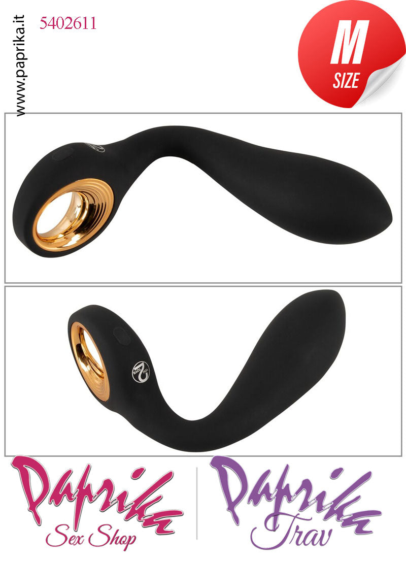 Vibratore Vaginale Punto G Anale 10 Velocità Ø 35 Silicone Inserto Oro Vibratore Vaginale Punto G Anale 10 Velocità Ø 35 Silicone Inserto Oro