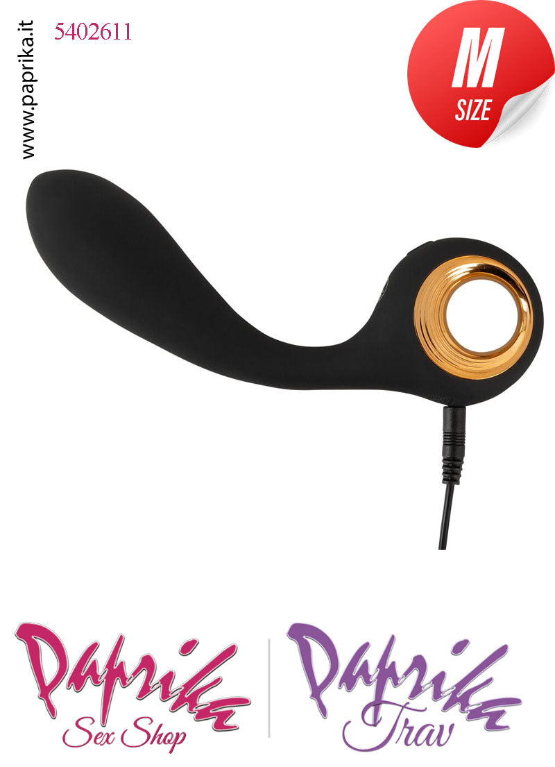 Vibratore Vaginale Punto G Anale 10 Velocità Ø 35 Silicone Inserto Oro Vibratore Vaginale Punto G Anale 10 Velocità Ø 35 Silicone Inserto Oro