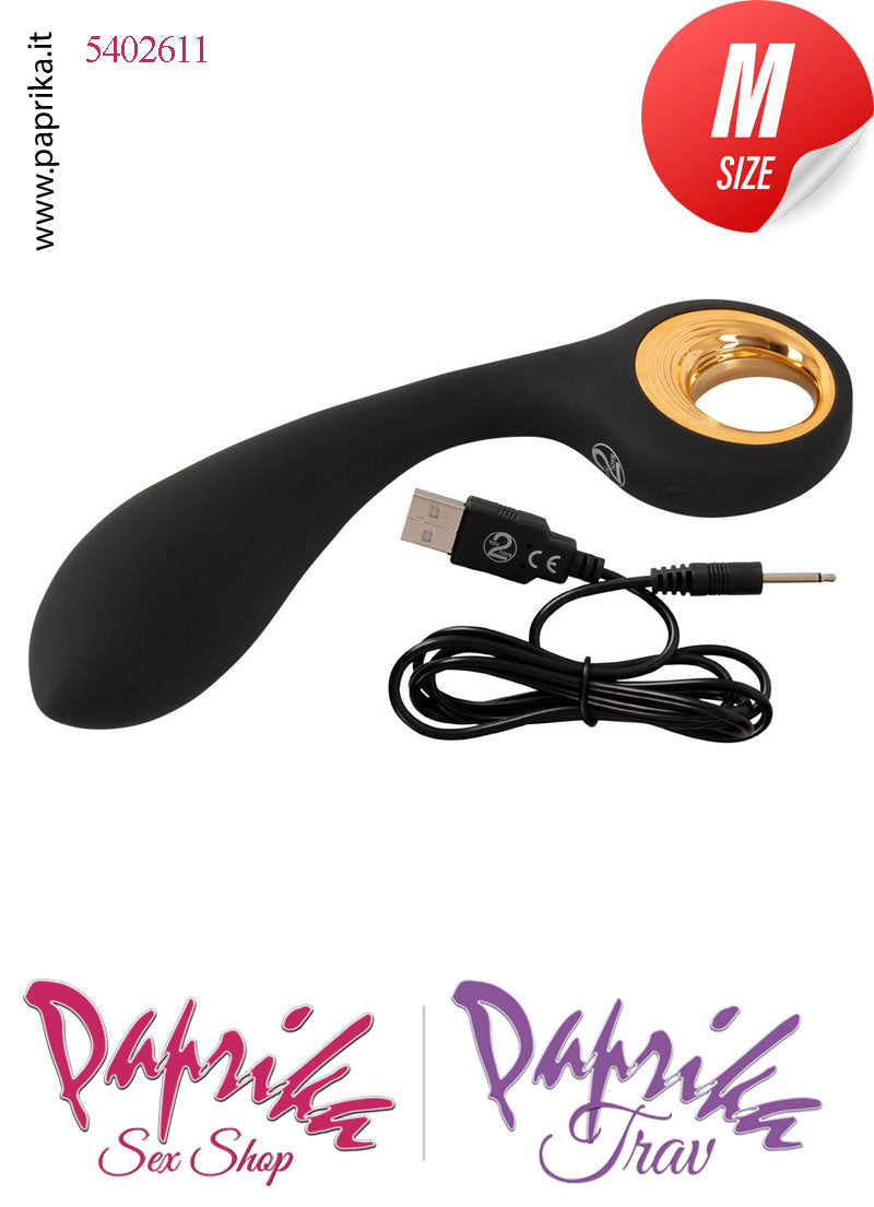 Vibratore Vaginale Punto G Anale 10 Velocità Ø 35 Silicone Inserto Oro Vibratore Vaginale Punto G Anale 10 Velocità Ø 35 Silicone Inserto Oro