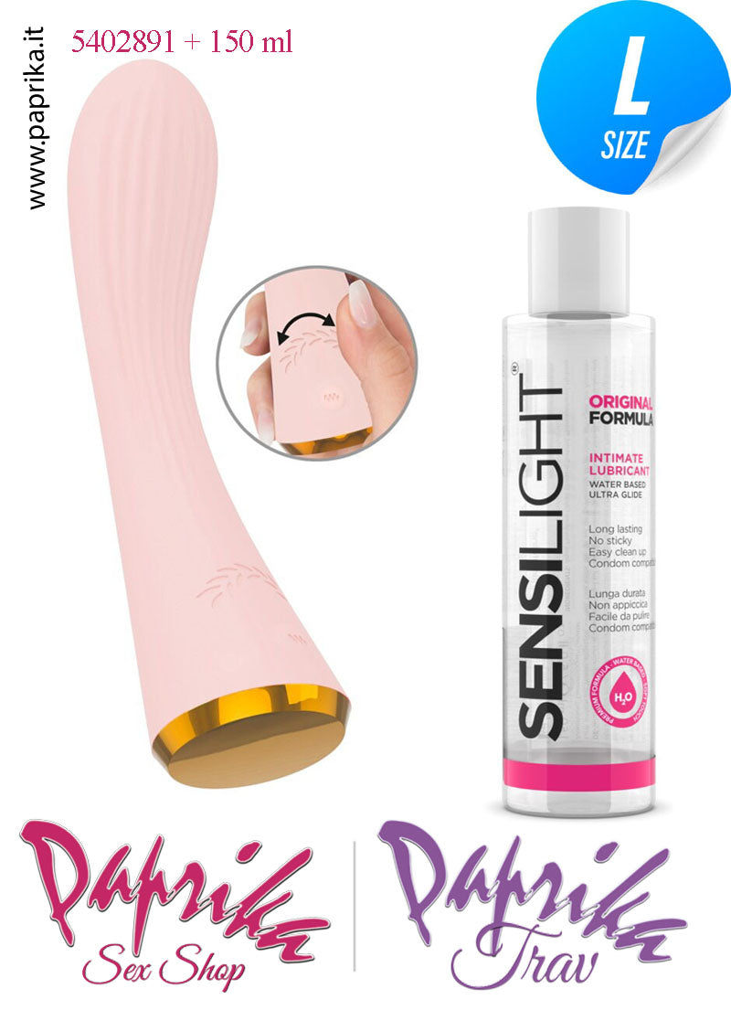 Vibratore Vaginale Punto G 5 Velocità Tasto Sfioro 18 cm Ø 37 Silicone Vibratore Vaginale Punto G 5 Velocità Tasto Sfioro 18 cm Ø 37 Silicone