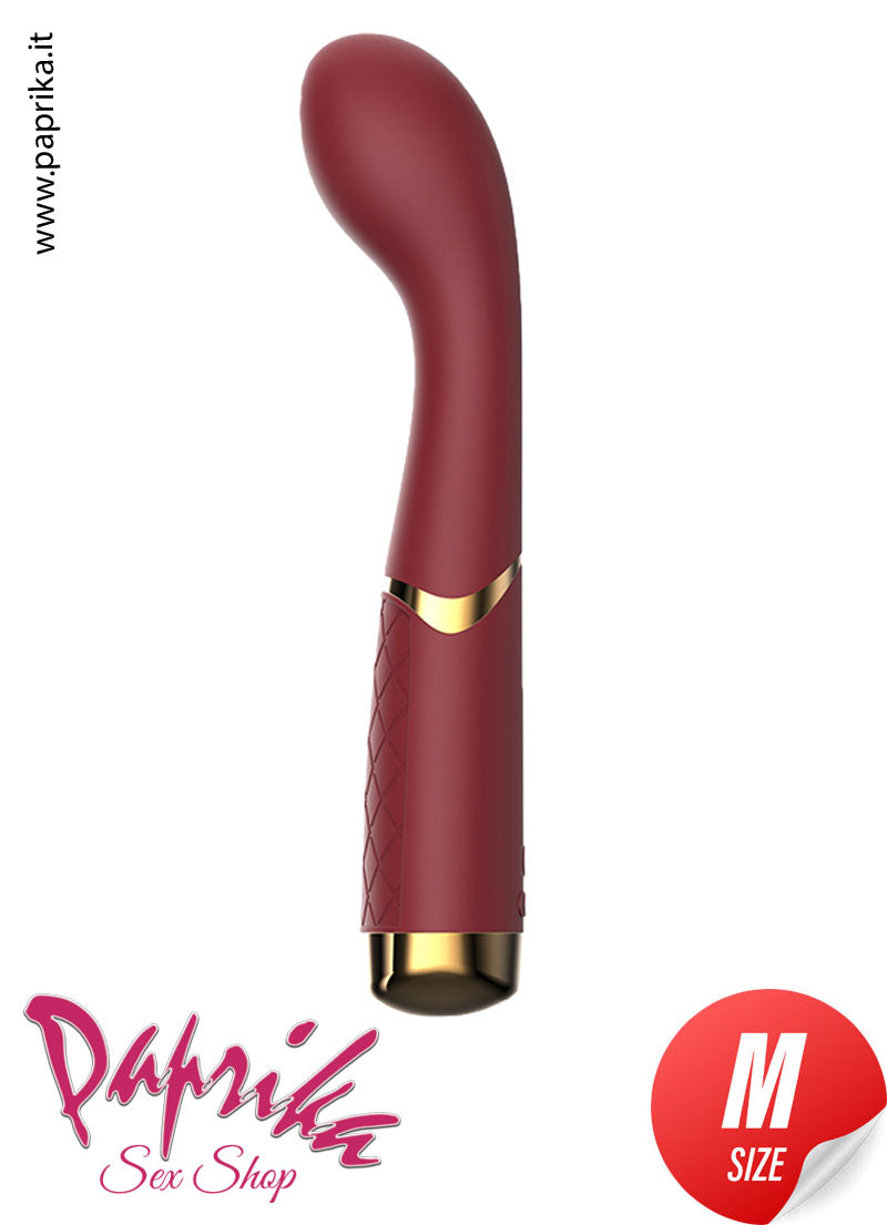 Vibratore Punto G Silicone 19 cm Ø 36 Piegato Sagomato 10 Velocità Vibratore Punto G Silicone 19 cm Ø 36 Piegato Sagomato 10 Velocità