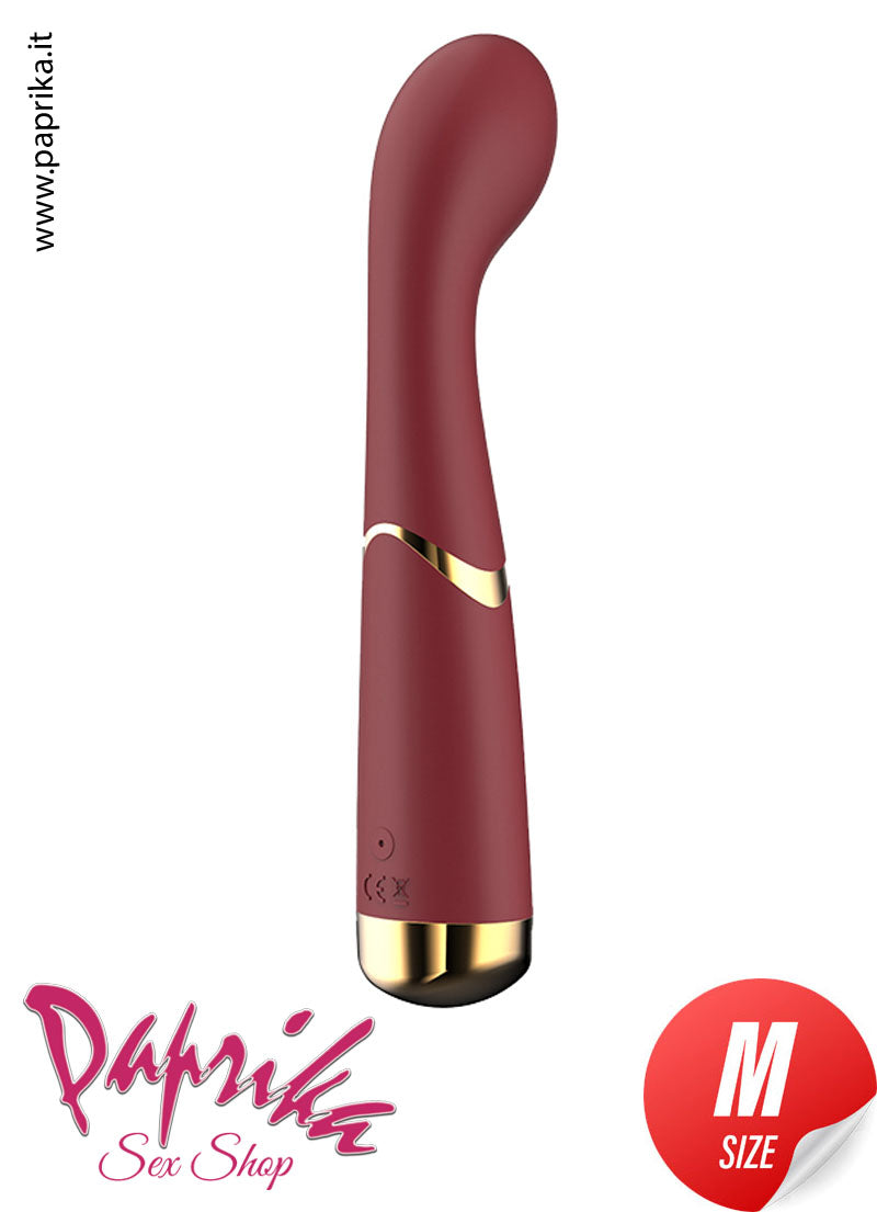 Vibratore Punto G Silicone 19 cm Ø 36 Piegato Sagomato 10 Velocità Vibratore Punto G Silicone 19 cm Ø 36 Piegato Sagomato 10 Velocità