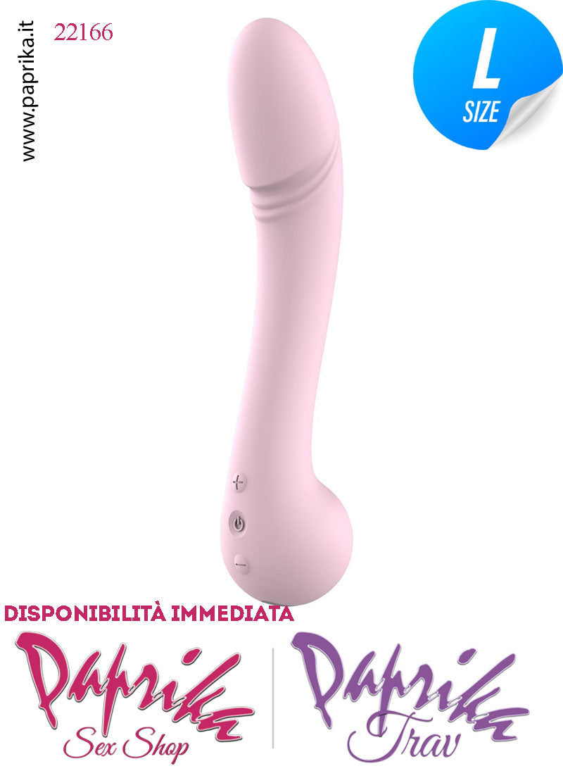 Vibratore Vaginale Punto G Sagomato 10 Velocità 22 cm Ø 41 Silicone Flessibile Vibratore Vaginale Punto G Sagomato 10 Velocità 22 cm Ø 41 Silicone Flessibile
