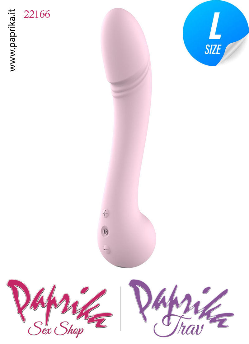 Vibratore Vaginale Punto G Sagomato 10 Velocità 22 cm Ø 41 Silicone Flessibile Vibratore Vaginale Punto G Sagomato 10 Velocità 22 cm Ø 41 Silicone Flessibile