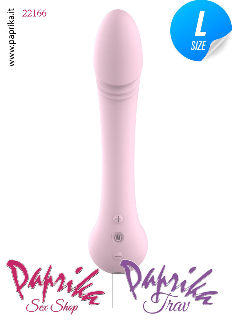 Vibratore Vaginale Punto G Sagomato 10 Velocità 22 cm Ø 41 Silicone Flessibile Vibratore Vaginale Punto G Sagomato 10 Velocità 22 cm Ø 41 Silicone Flessibile