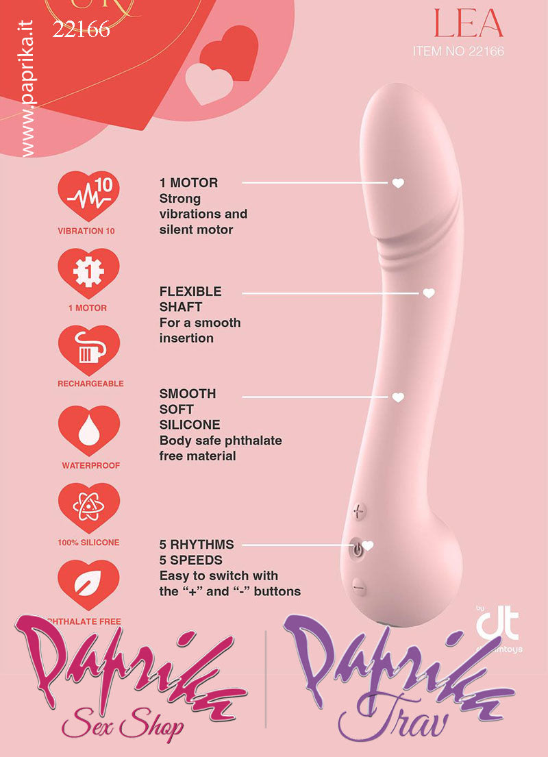 Vibratore Vaginale Punto G Sagomato 10 Velocità 22 cm Ø 41 Silicone Flessibile Vibratore Vaginale Punto G Sagomato 10 Velocità 22 cm Ø 41 Silicone Flessibile