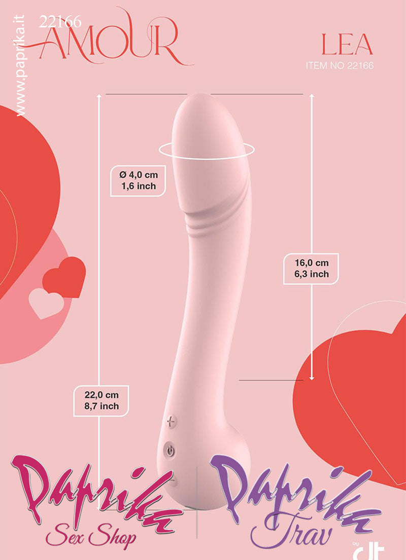 Vibratore Vaginale Punto G Sagomato 10 Velocità 22 cm Ø 41 Silicone Flessibile Vibratore Vaginale Punto G Sagomato 10 Velocità 22 cm Ø 41 Silicone Flessibile