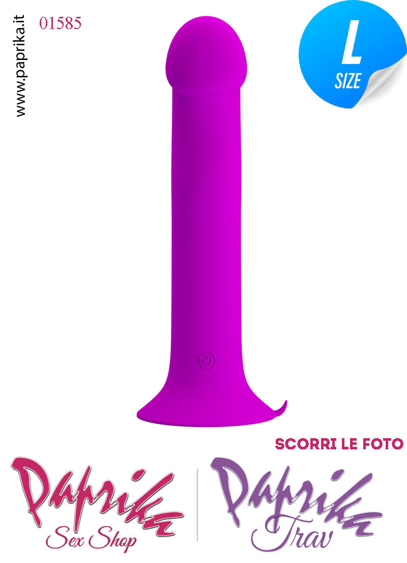 Vibratore Silicone Ventosa 12 Velocità Tapping Tocco 18 cm Ø 38 Memoria Funzione Vibratore Silicone Ventosa 12 Velocità Tapping Tocco 18 cm Ø 38 Memoria Funzione