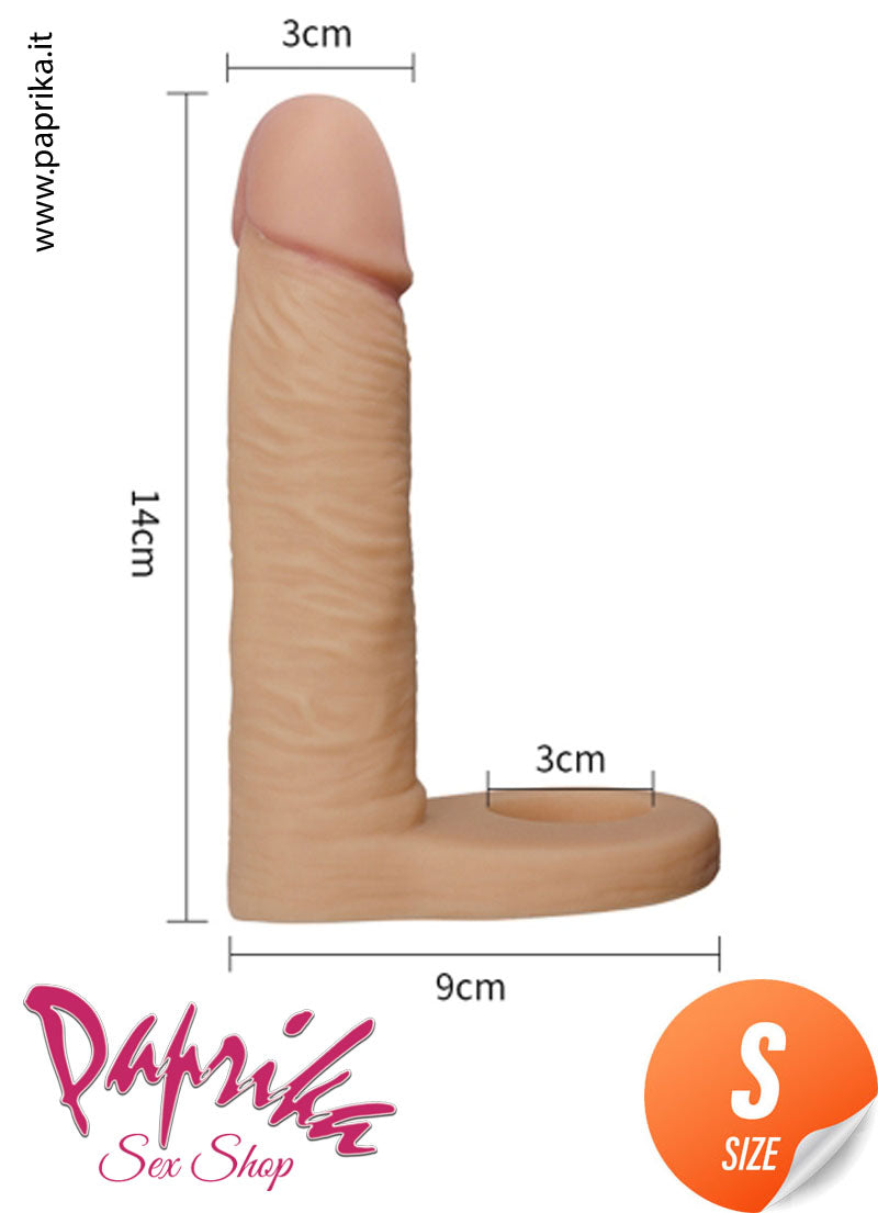 Fallo Dildo Indossabile Doppia Penetrazione 13 cm Ø 30 Non Vibrante Fallo Dildo Indossabile Doppia Penetrazione 13 cm Ø 30 Non Vibrante