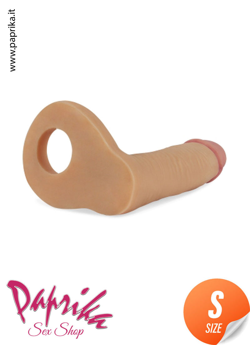Fallo Dildo Indossabile Doppia Penetrazione 13 cm Ø 30 Non Vibrante Fallo Dildo Indossabile Doppia Penetrazione 13 cm Ø 30 Non Vibrante
