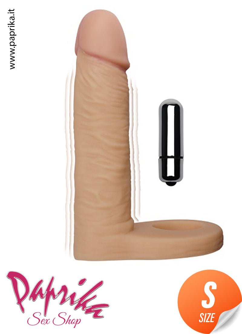 Fallo Vibrante Indossabile Doppia Penetrazione 13 cm Ø 30 Fallo Vibrante Indossabile Doppia Penetrazione 13 cm Ø 30