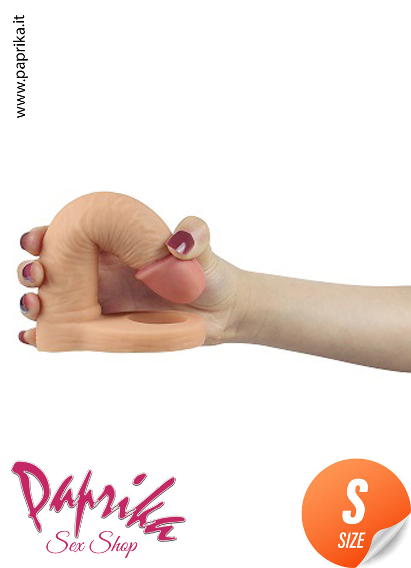 Fallo Vibrante Indossabile Doppia Penetrazione 13 cm Ø 30 Fallo Vibrante Indossabile Doppia Penetrazione 13 cm Ø 30