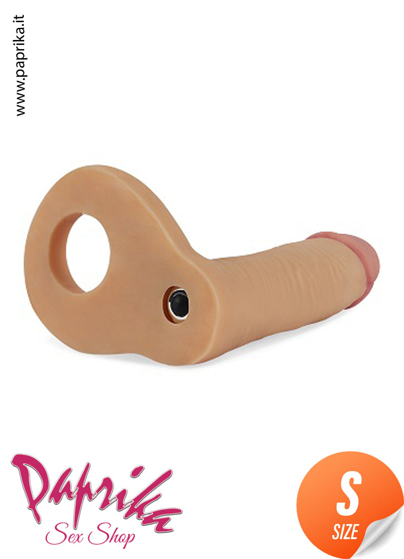 Fallo Vibrante Indossabile Doppia Penetrazione 13 cm Ø 30 Fallo Vibrante Indossabile Doppia Penetrazione 13 cm Ø 30