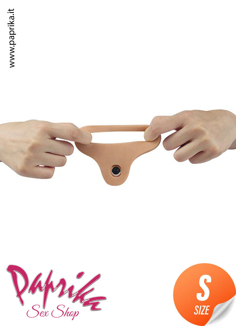 Fallo Vibrante Indossabile Doppia Penetrazione 14 cm Ø 29 Fallo Vibrante Indossabile Doppia Penetrazione 14 cm Ø 29