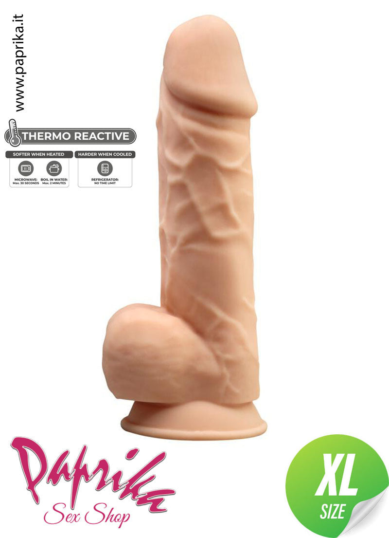 Fallo Dildo Non Vibrante 20 cm Ø 50 Termoreattivo Riscaldabile Fallo Dildo Non Vibrante 20 cm Ø 50 Termoreattivo Riscaldabile
