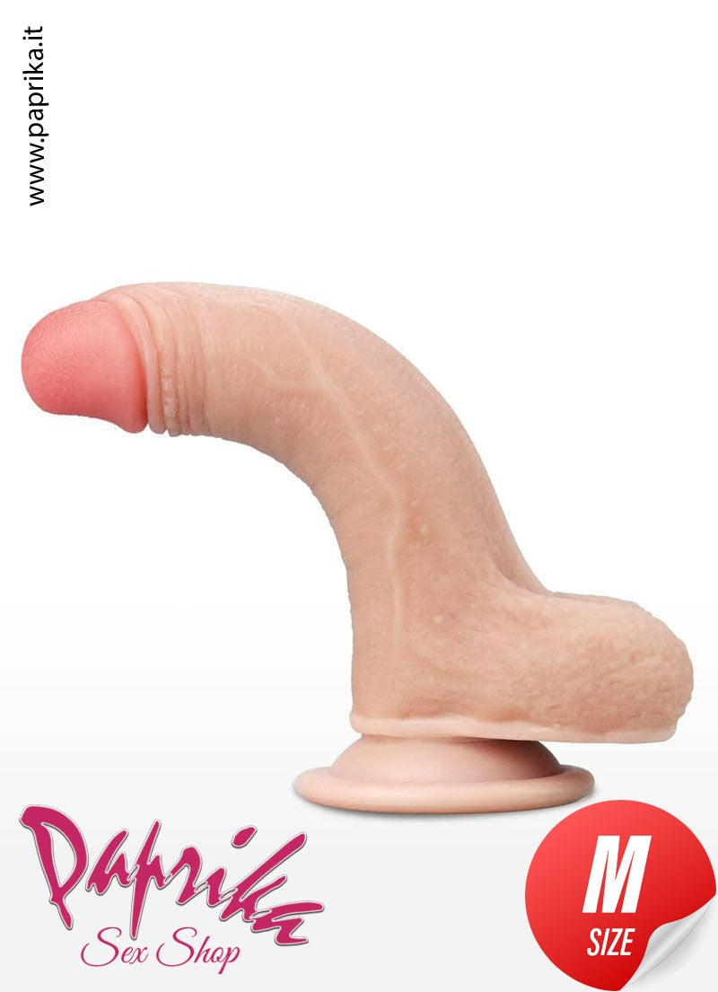 Fallo Testicoli Tpe Morbido Pelle Mobile 16 cm Ø 36 Ventosa Fallo Testicoli Tpe Morbido Pelle Mobile 16 cm Ø 36 Ventosa