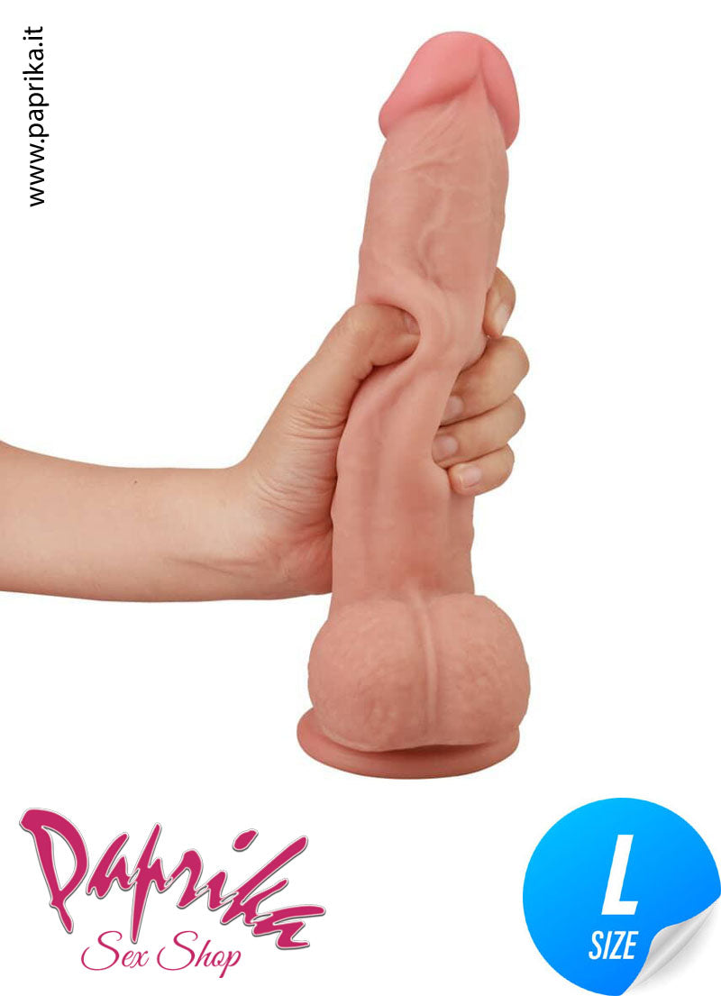 Fallo Testicoli Tpe Morbido Pelle Mobile 22 cm Ø 44 Ventosa Fallo Testicoli Tpe Morbido Pelle Mobile 22 cm Ø 44 Ventosa