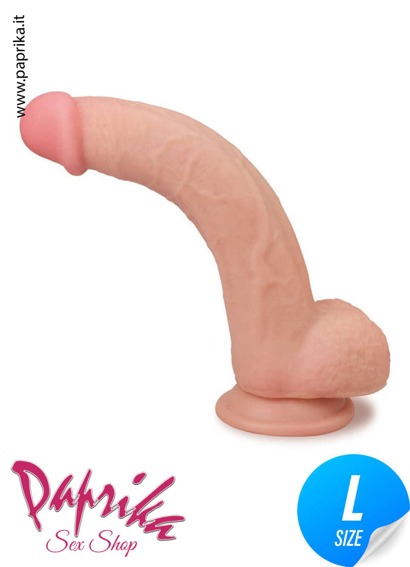 Fallo Testicoli Tpe Morbido Pelle Mobile 22 cm Ø 44 Ventosa Fallo Testicoli Tpe Morbido Pelle Mobile 22 cm Ø 44 Ventosa