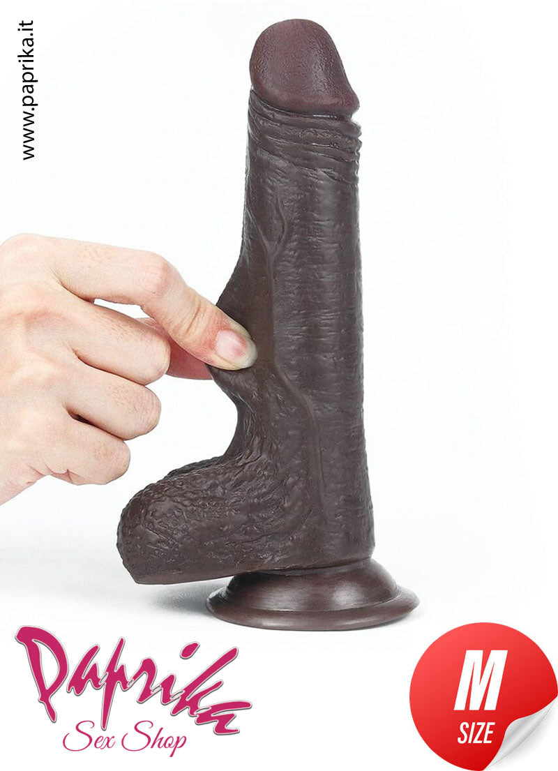 Fallo Testicoli Tpe Morbido Pelle Mobile 16 cm Ø 36 Ventosa Fallo Testicoli Tpe Morbido Pelle Mobile 16 cm Ø 36 Ventosa