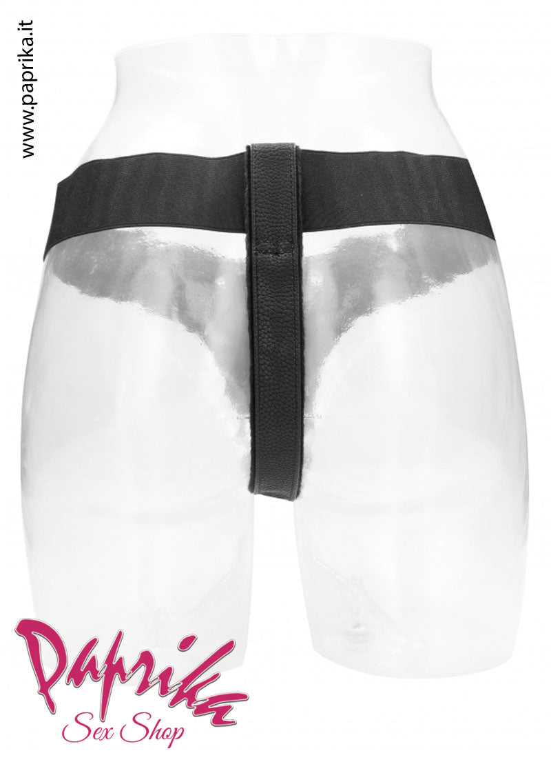 Mutanda Universale Strap-On Ecopelle Imbottitura Interna Anello Acciaio Mutanda Universale Strap-On Ecopelle Imbottitura Interna Anello Acciaio