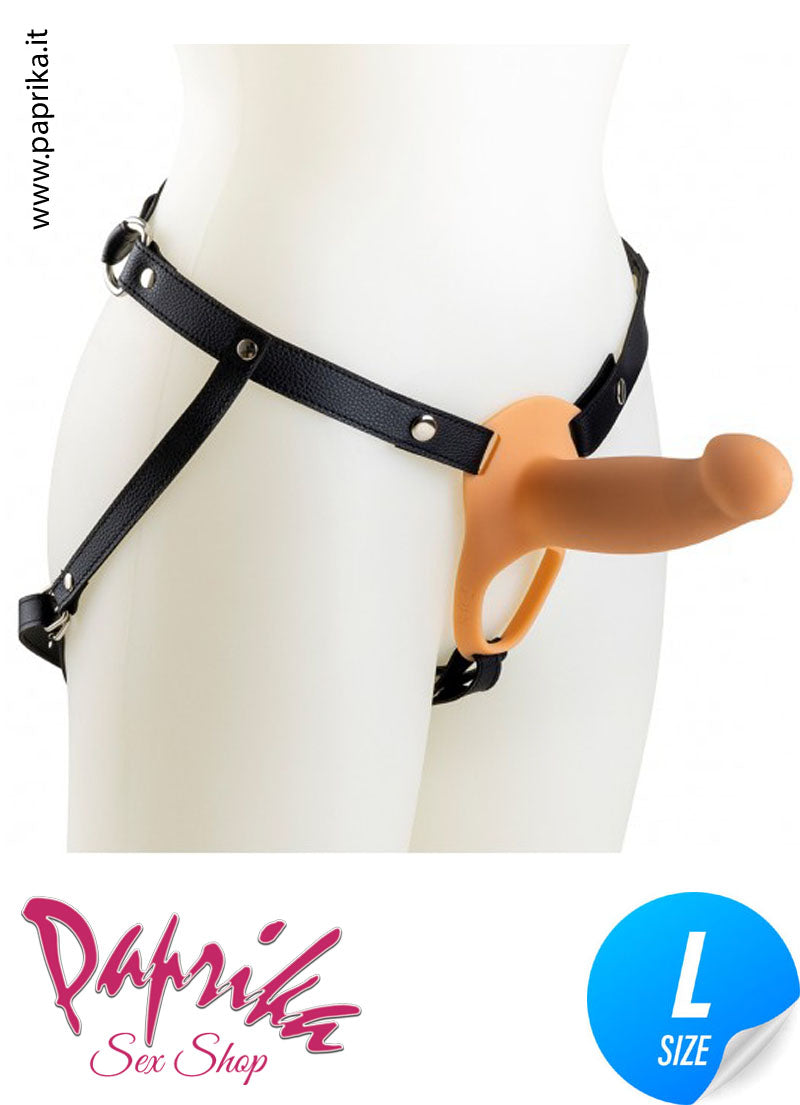 Strap-On Maschile Protesi Vuota Non Vibrante 18 cm Ø Interno 40 Strap-On Maschile Protesi Vuota Non Vibrante 18 cm Ø Interno 40