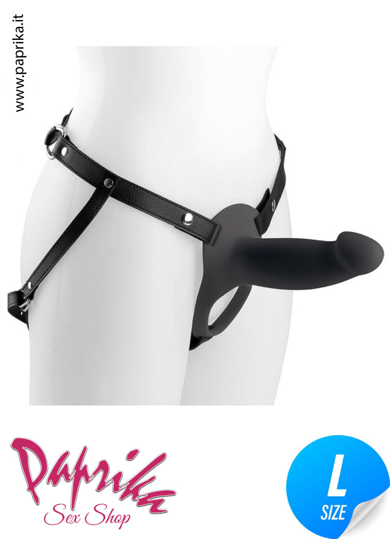 Strap-On Maschile Protesi Vuota Non Vibrante 18 cm Ø Interno 40 Strap-On Maschile Protesi Vuota Non Vibrante 18 cm Ø Interno 40