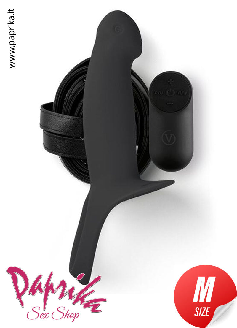 Strap-On Maschile Protesi Vuota Vibrante Telecomando 14 cm Ø Interno 35 Strap-On Maschile Protesi Vuota Vibrante Telecomando 14 cm Ø Interno 35