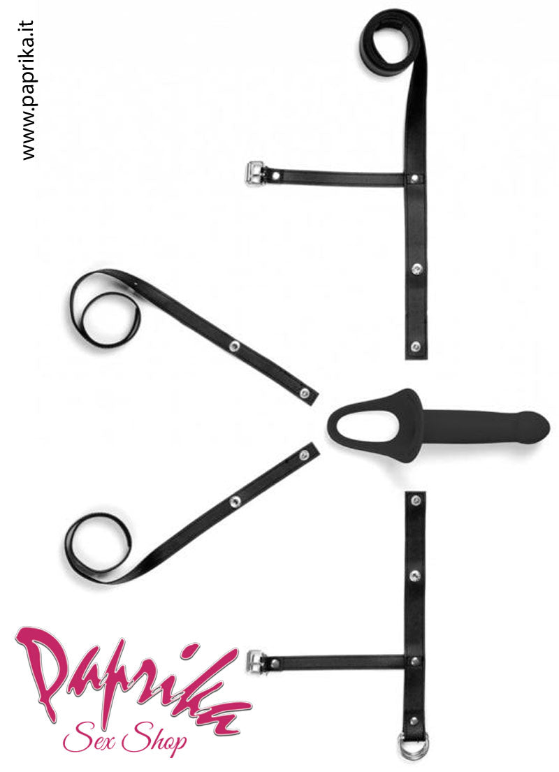 Strap-On Maschile Protesi Vuota Vibrante Telecomando 14 cm Ø Interno 35 Strap-On Maschile Protesi Vuota Vibrante Telecomando 14 cm Ø Interno 35