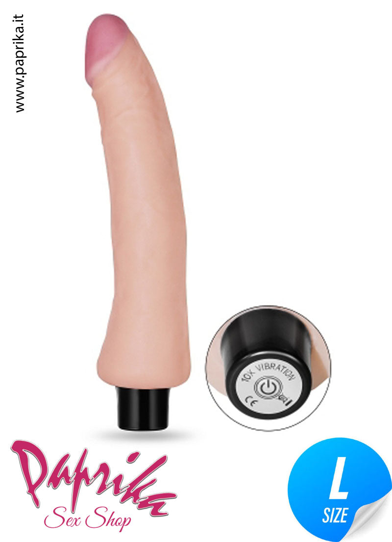 Vibratore Anatomico Unisex Tpe 20 cm Ø 40 Morbido 10 Velocità Vibratore Anatomico Unisex Tpe 20 cm Ø 40 Morbido 10 Velocità