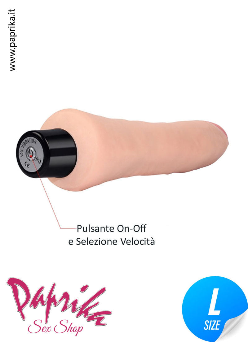 Vibratore Anatomico Unisex Tpe 20 cm Ø 40 Morbido 10 Velocità Vibratore Anatomico Unisex Tpe 20 cm Ø 40 Morbido 10 Velocità