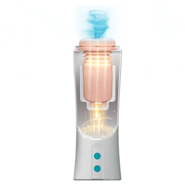 Ano Masturbatore Maschile Tubo Su e Giù 25 cm Voce Cuffie