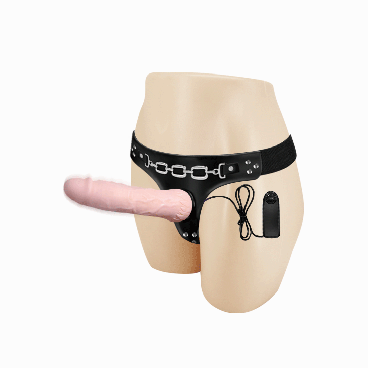 Strap-On Indossabile Vibrante Fallo 18 cm Ø 40 Mutanda Regolabile