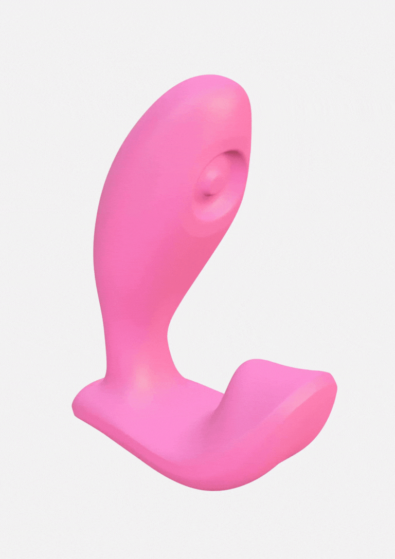 Vibratore da Inserire Tocco Pulsante Punto G & Clitorideo Ø 32 Silicone