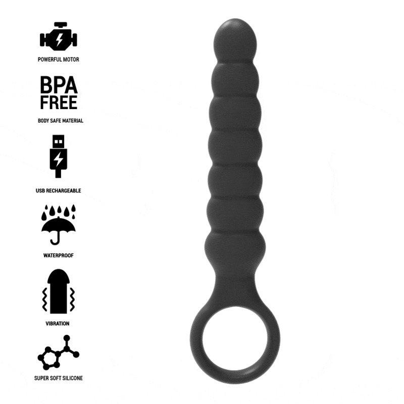 Palline Anali Unisex Silicone 12cm Ø 20/28 Flessibile Vibrante