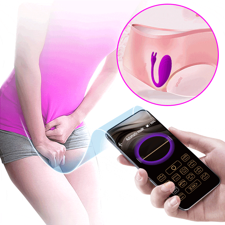 Ovulo Vaginale Vibrante Ø 30 App Control Codino Orecchie