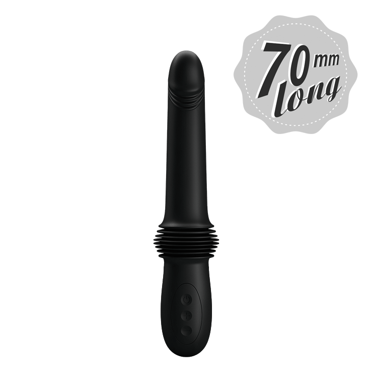 Vibratore & Su e Giù 7 cm Silicone Telecomando Ricarica Usb