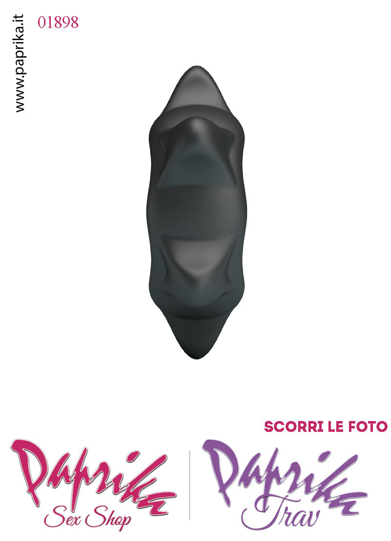 Anello Fallico Elasticizzato 6 Punte Ritardante e Mantenimento Erezione Silicone