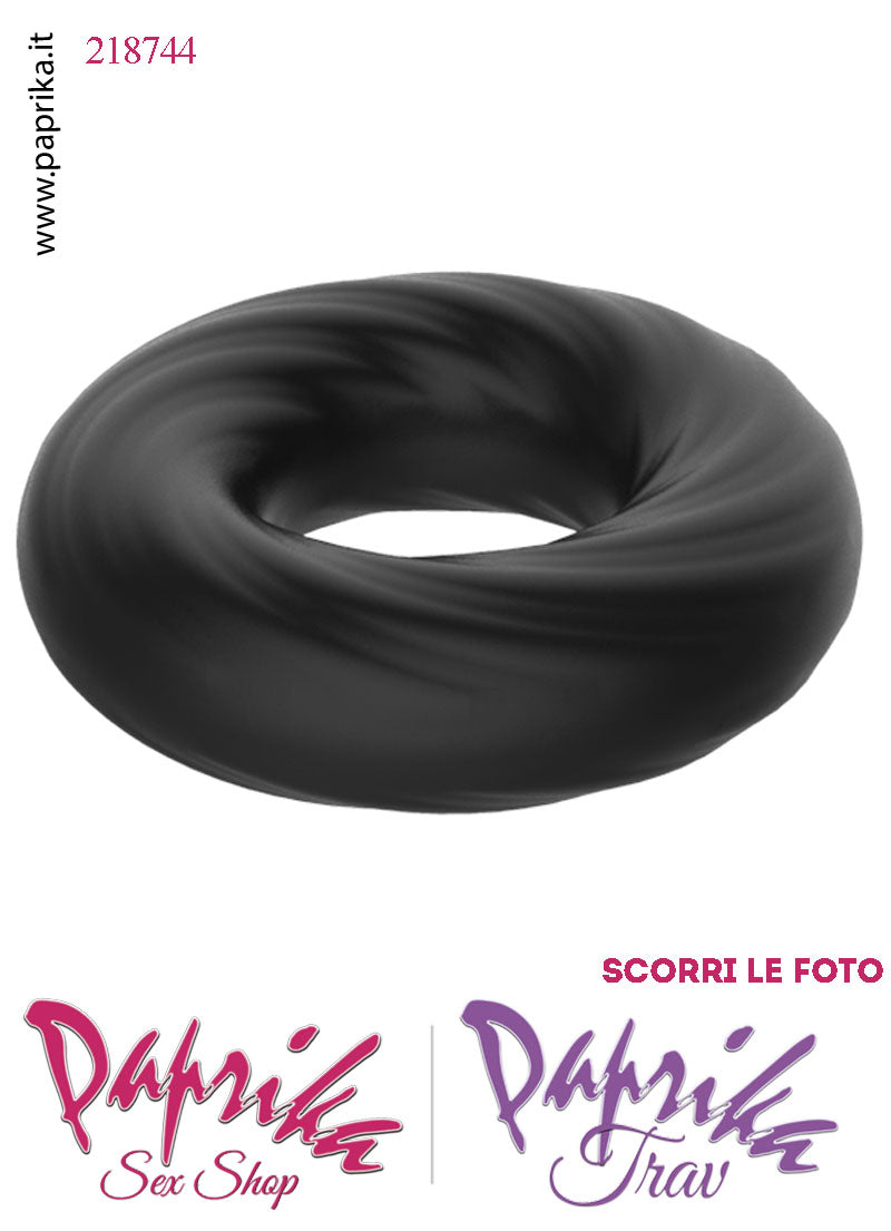 Anello Fallico Elasticizzato Lavorato Ritardante Mantenimento Erezione Silicone