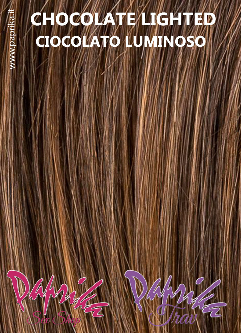 Rainbow Parrucca Lunga Scalata Frangetta Lunga Riga Centrale Ellen Wille