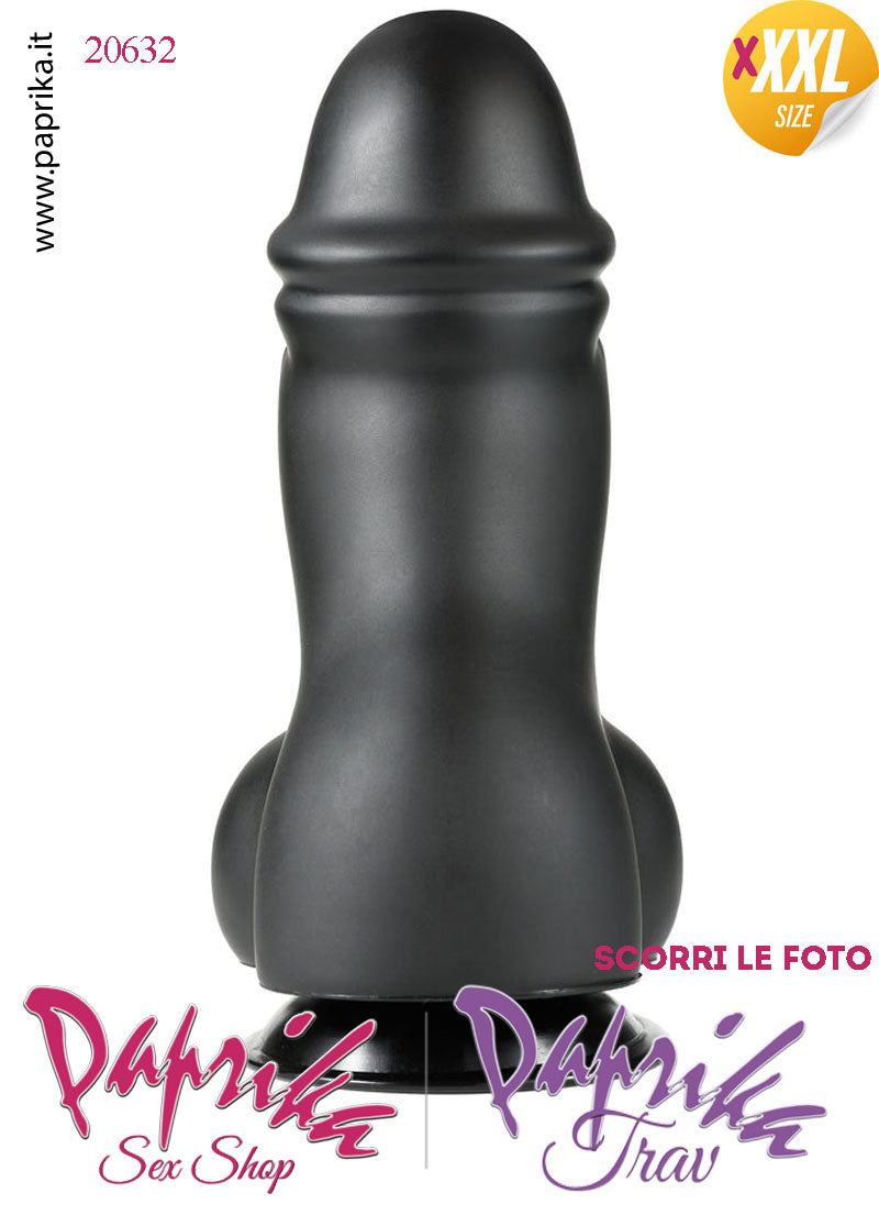 Fallo Sagomato Ventosa XXXXL Unisex Pvc Non Vibrante 27 cm Ø 95